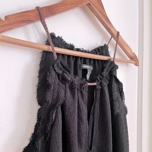 Mango Keyhole High Neck Camisole